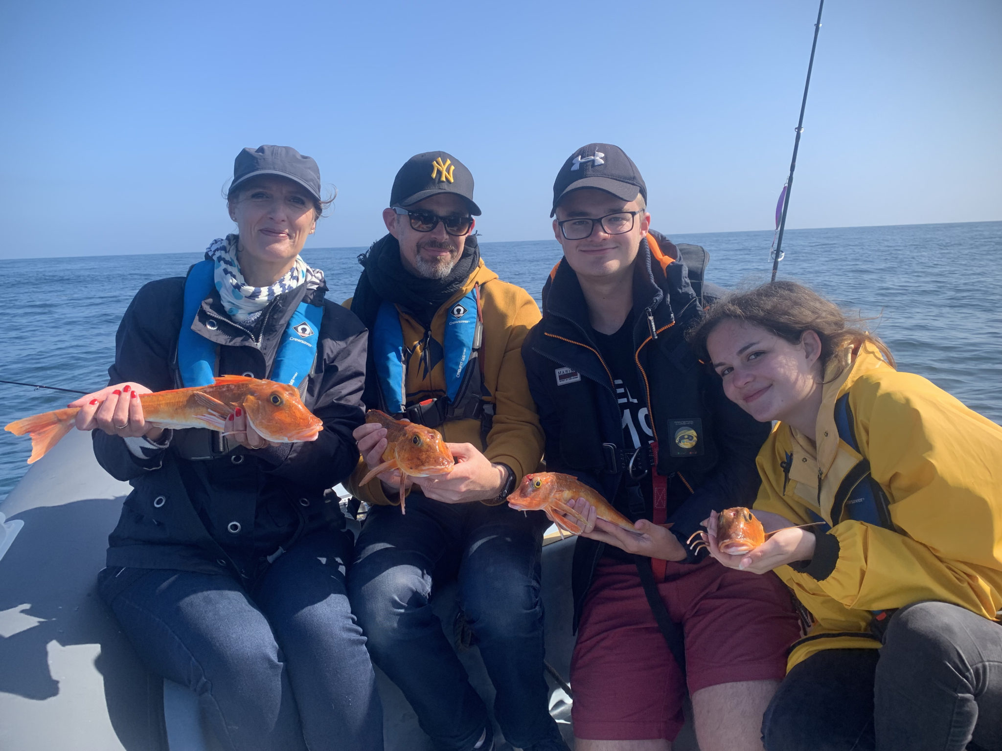 Forfait Pêche en bateau en famille - Aventure Pêche Bretagne