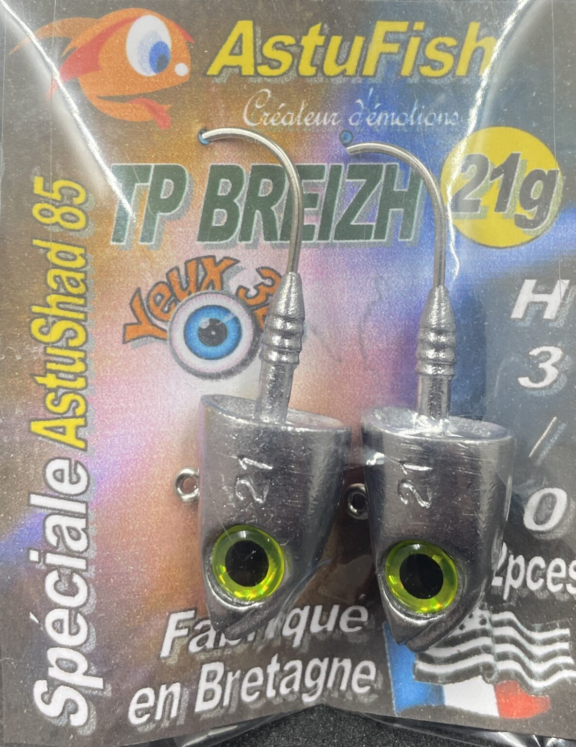 Tête plombée Profyler d'Astufish pour la pêche